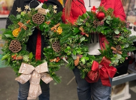 Christmas Door Wreath Workshop